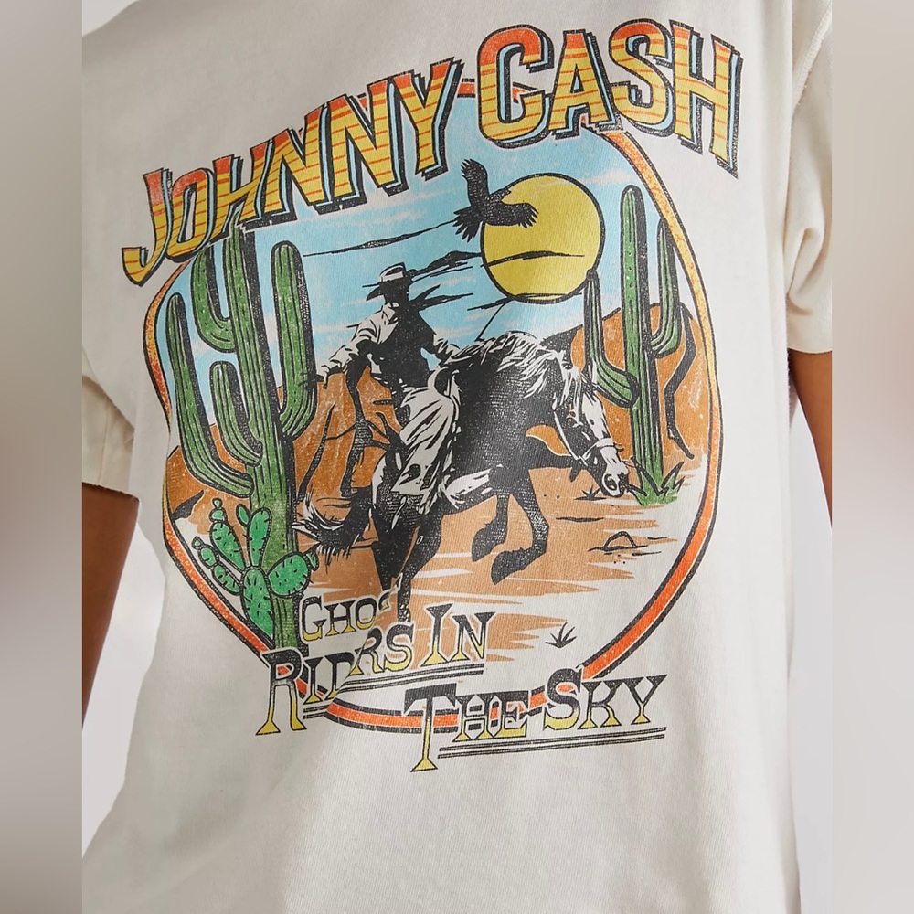 Freepeople johnny cash shirt
